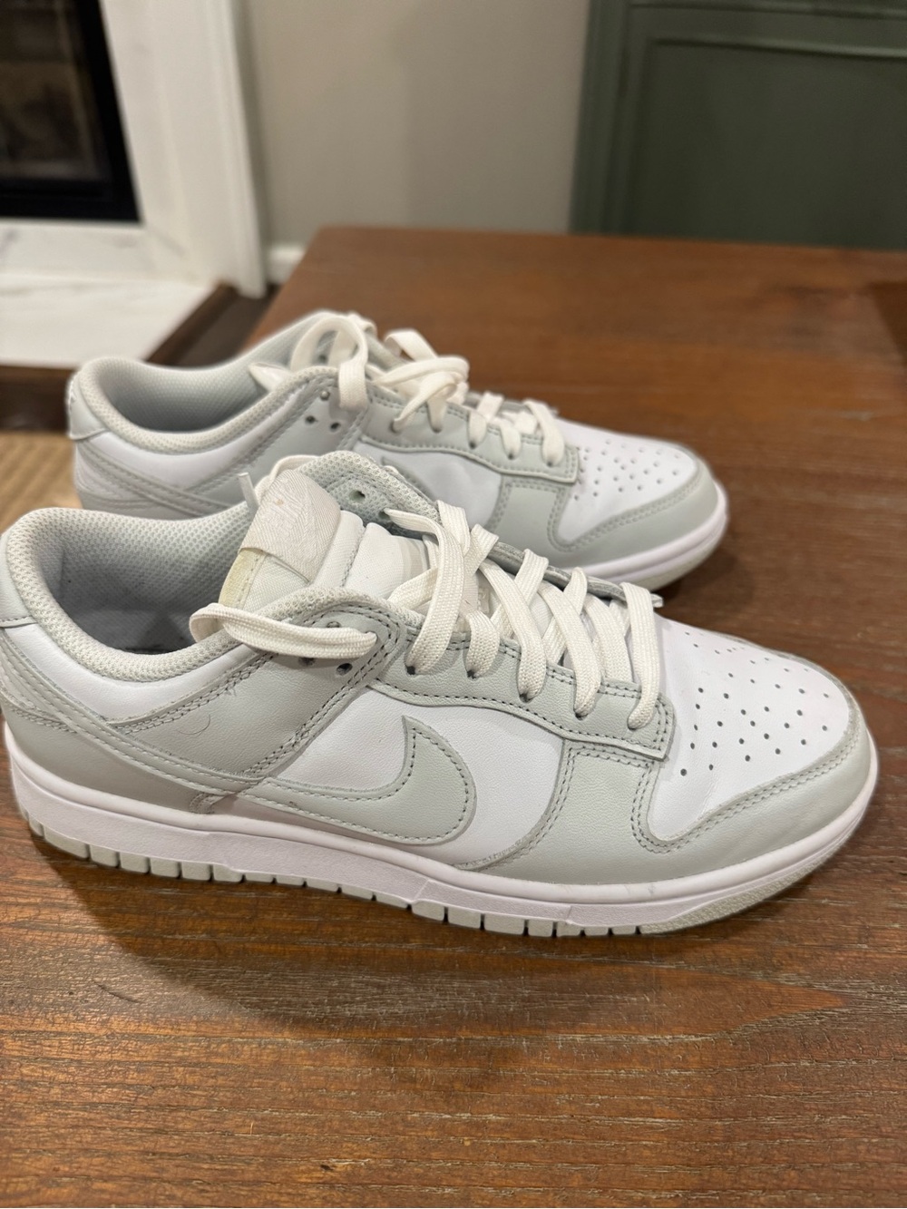 Women’s Nike Low Top Sneakers - White and Light Gray